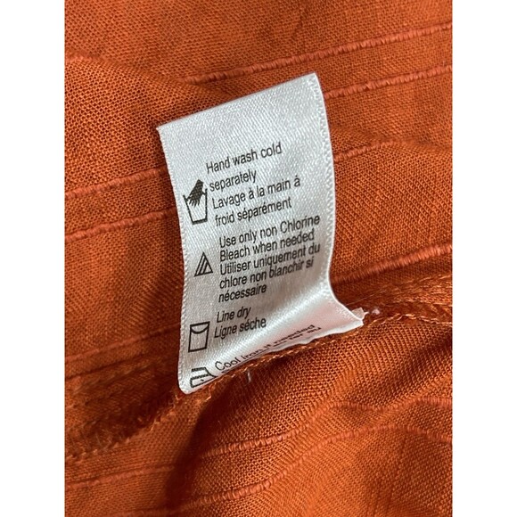 LSPACE x Anthropologie Jumpsuit Women Orange Kailani Beach Boho Vacay Size XL - Picture 9 of 10